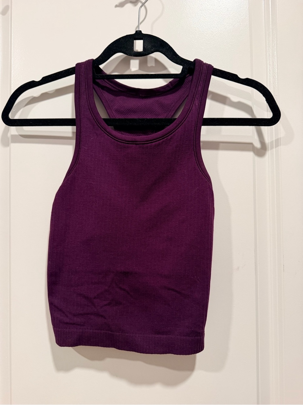 lululemon athletica Plum Ribbed Racerback Tank